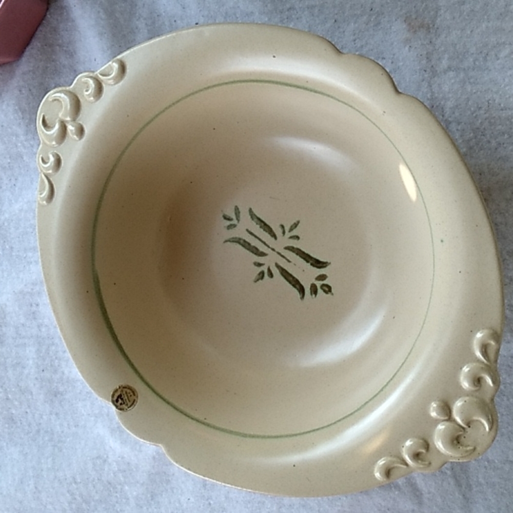 Vtg Haeger large basin bowl #4960 USA 🇺🇸 potters association